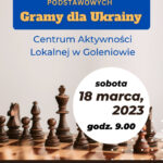 Turniej szachowy dla uczniów klas 1 - 6 szkół podstawowych